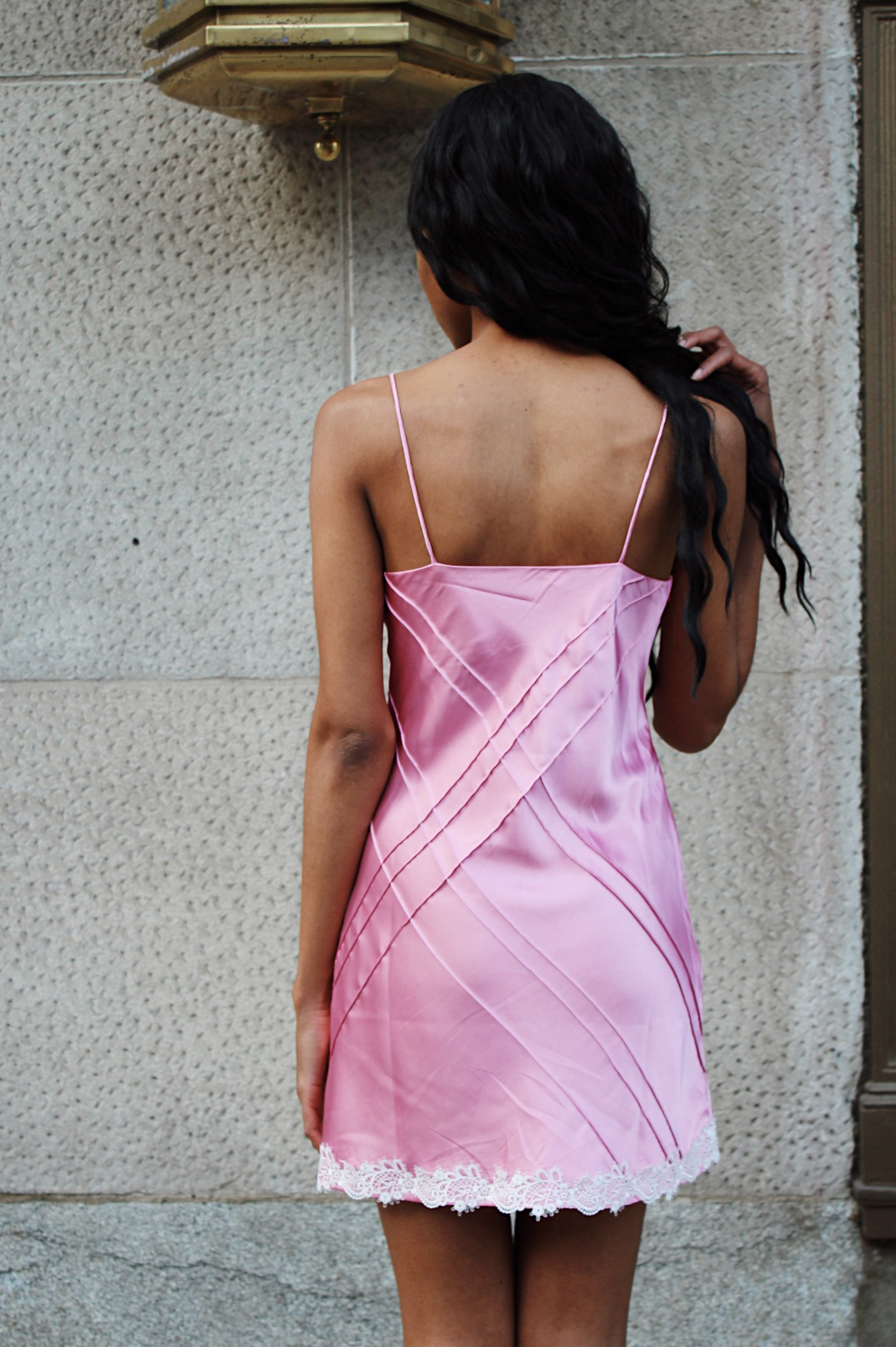 Sweet Bottom Lace Nightgown - Pink  13 Going on 30 Pink Slip Dress – Veste  Regina